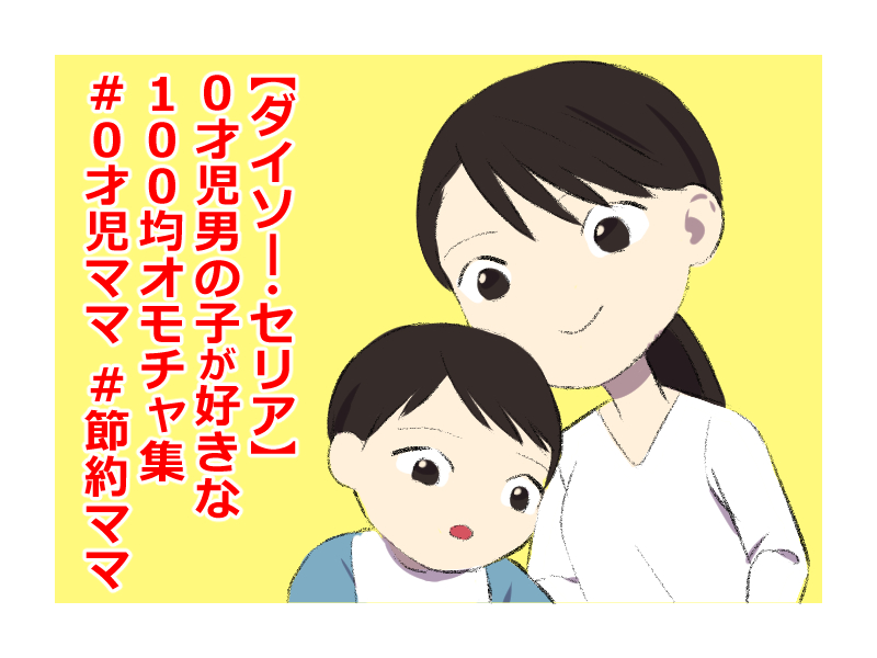 ダイソー セリア 0才児男の子が好きな100均オモチャ集 0才児ママ 節約ママ 暮らしのあるある体験記 Wakaru